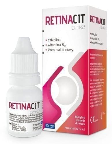 OmK2 Retinacit sterile eye solution, diabetic retinopathy treatment UK