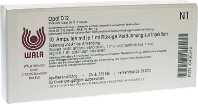 OPAL D 12 ampoules UK