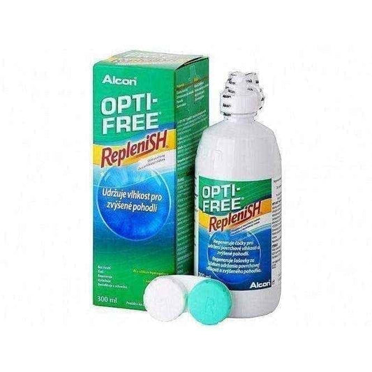 OPTI-FREE Replenish fluid 120ml, contact lenses care UK
