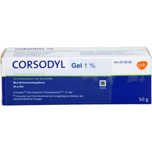 oral cavity CORSODYL Gel 50 g