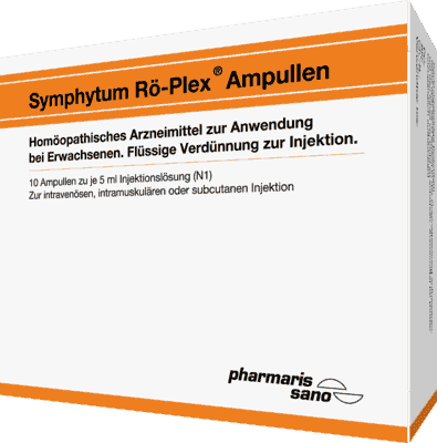 Osteochondrosis, lumbago, SYMPHYTUM RÖ Plex ampoules UK