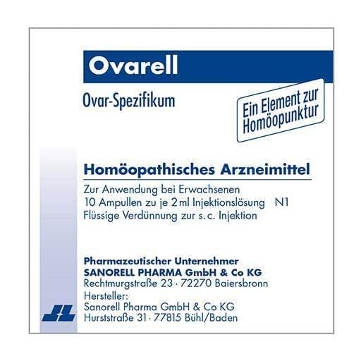 OVARELL ampoules 10X2 ml Black cohosh, Cimicifuga racemosa UK