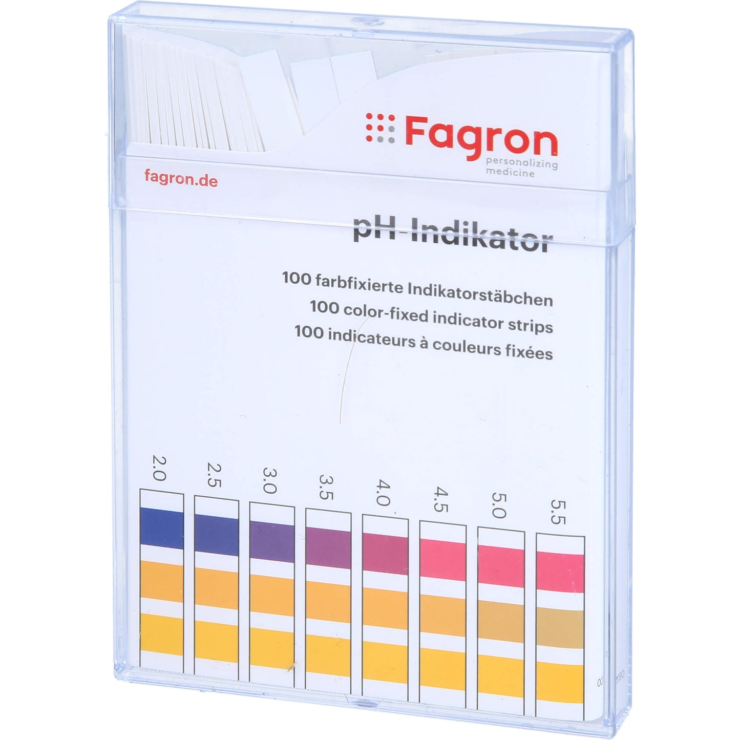 pH indicator test strips