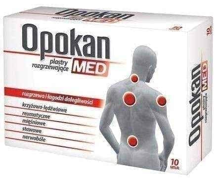 Pain relief OPOKAN MED warming plasters UK