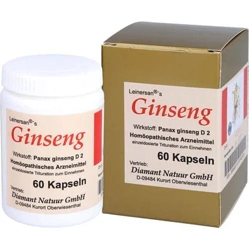 Panax quinquefolius, GINSENG CAPSULES UK