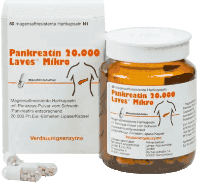 PANKREATIN (buy pancreatin) 20,000 pancreas pig enzyme UK