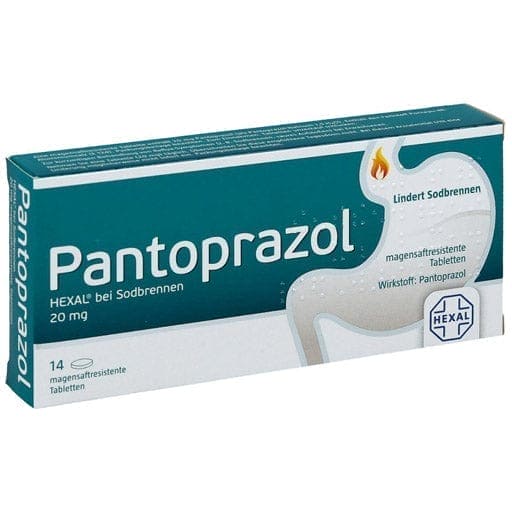 PANTOPRAZOLE HEXAL for heartburn gastric juice tablets UK