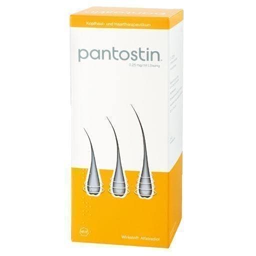 PANTOSTIN solution 2X100 ml Alfatradiol, androgenetic alopecia (hormonal hair loss) UK