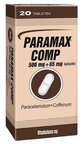 Paramax Comp 500mg x 20 tablets UK