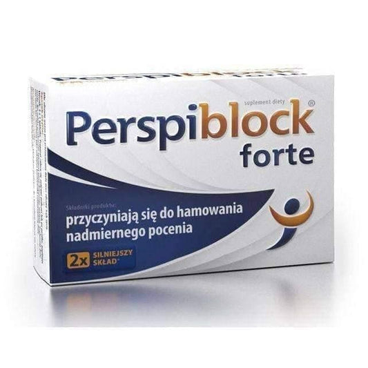 PERSPIBLOCK FORTE, herbal extract, horsetail plant, nettle herb, lemon balm tea UK