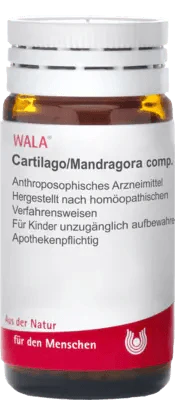 Polyarthritis, deforming arthrosis, CARTILAGO, Mandragora comp.Globuli UK