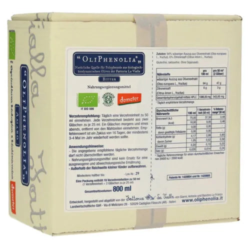 polyphenols OLIPHENOLIA Bitter Oral Liquid 32 x 25 ml