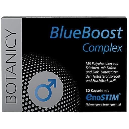 Potency, erection, libido, testosterone levels, Reproductive, BLUE BOOST Complex UK