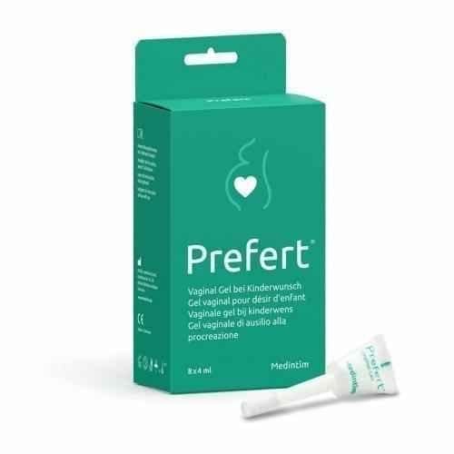 PREFERT GEL VAGINAL LUBRICANT FOR CONCEPTION 8 pieces of 4 ml. / PREFERT UK