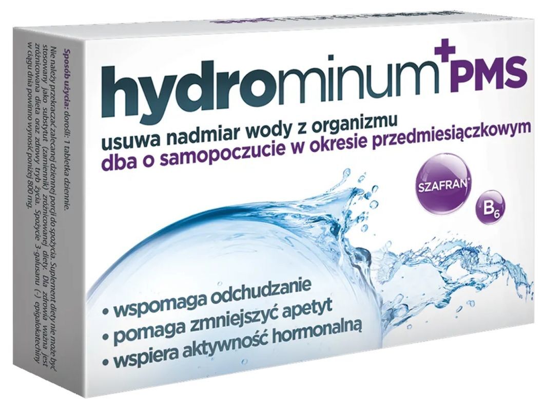 premenstrual syndrome, Hydrominum + PMS 30 tablets