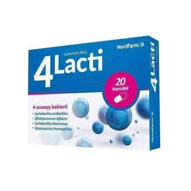Probiotics 4 LACTI x 20 capsules UK