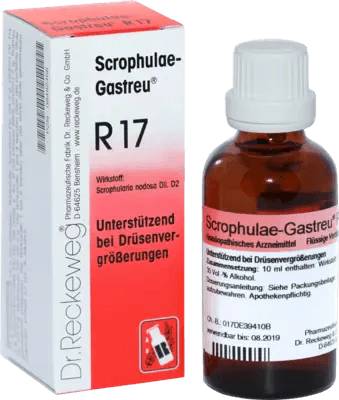 Prostate gland enlarged treatment, glandular fever and tiredness, SCROPHULAE-Gastreu R17 mixture UK