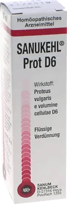 Proteus vulgaris, coronary circulation, SANUKEHL Prot D 6 drops UK