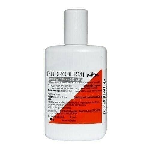 PUDRODERM, herpes zoster, varicella, pruritus, insect bites UK