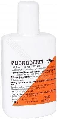 PUDRODERM, herpes zoster, varicella, pruritus, insect bites UK