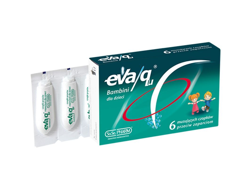 Eva / qu Bambini suppositories against constipation, constipation medicine