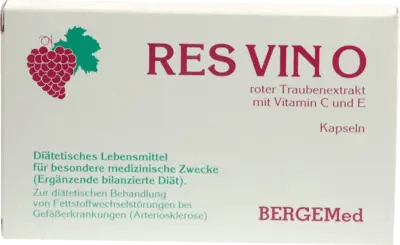 Red grape seed extract, silicic acid, magnesium citrate, vitamin C, E, ERES VINO capsules UK