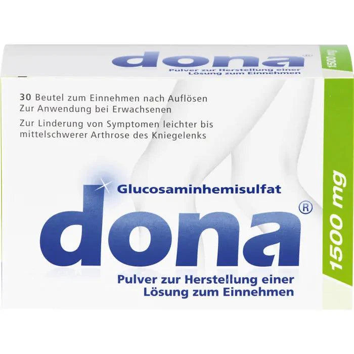 Relieve pain of arthrosis of the knee joint, DONA 1500 mg UK