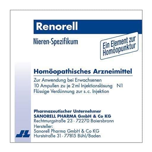 RENORELL ampoules 10X2 ml goldenrod, Solidago virgaurea UK