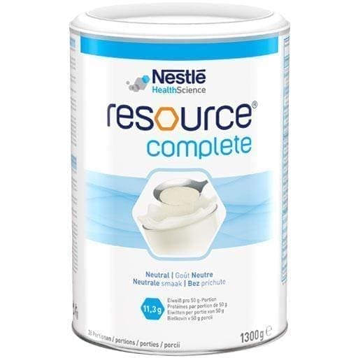 RESOURCE complete powder 1300 g PROTEIN, complex carbohydrates UK ...