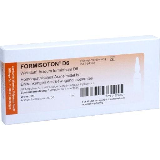 Rheumatism, Rheumatic joint treatment, FORMISOTON D 6 ampoules UK