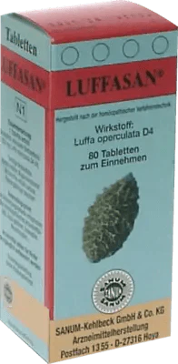 Rhinitis, rhinosinusitis, Homeopathic drug against hay fever, cold, LUFFASAN tablets UK