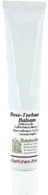 ROSE, TEA TREE Balm, chamomile, lavender, St. John's wort, calendula, almond oil, wool wax UK