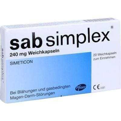SAB simplex 240 mg soft capsules 20 pc functional dyspepsia UK