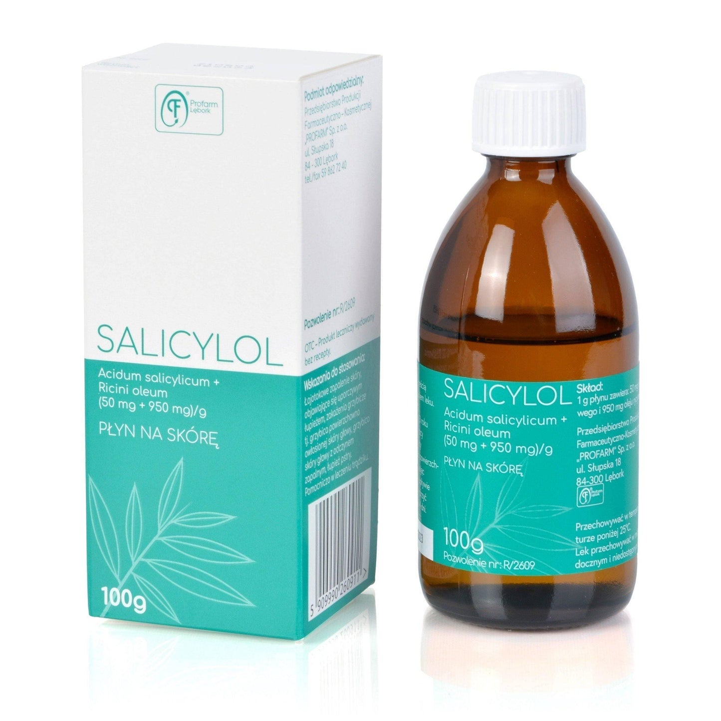 SALICYLOL 5% Salicylic Olive 100g, SALICYLIC ACID, CASTOR OIL UK