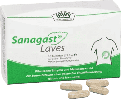 SANAGAST Laves, plant enzymes, Lemon balm UK