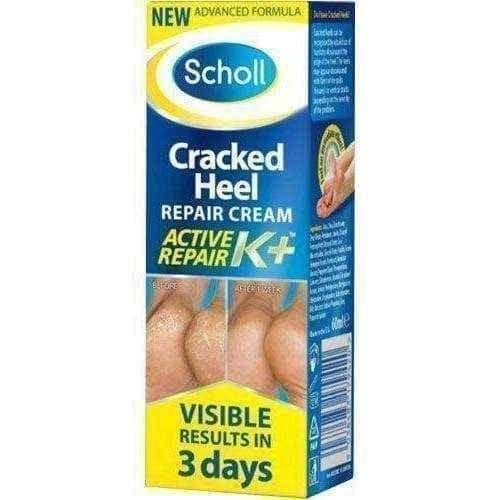 SCHOLL Cream for cracked heel formula Active Repair K + 60ml UK