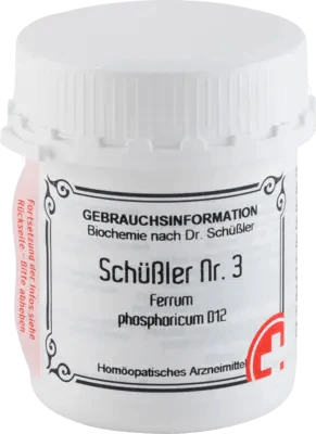 Schussler's salt № 3 Ferrum phosphoricum D12 200 tablets UK