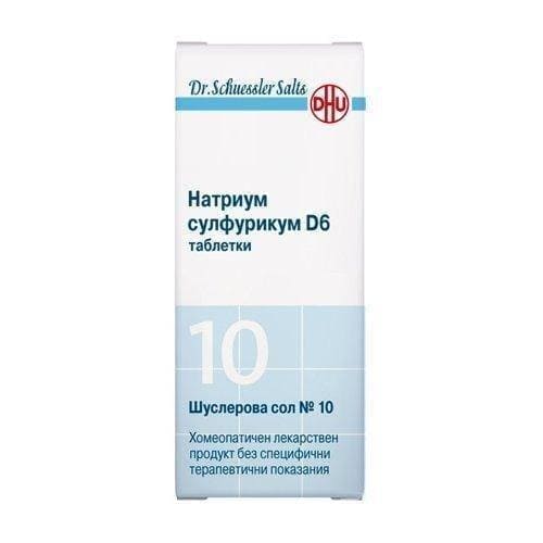 Schussler salt № 10 Sodium sulfuricum D6 200 tablets UK