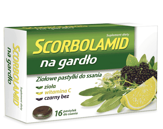 SCORBOLAMID x 16 Throat lozenges UK