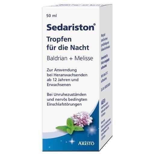 SEDARISTON drops for night nervous sleep disorders 50 ml UK