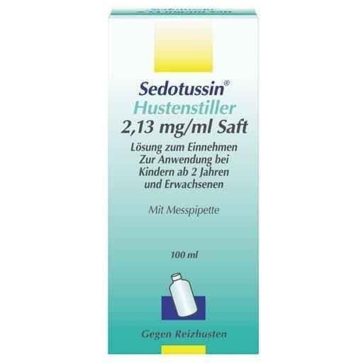SEDOTUSSIN Cough suppressant juice 100 ml UK