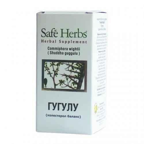 SHUDDHA GUGGULU 200mg. cholesterol balance 60 capsules, Commiphora wightii UK