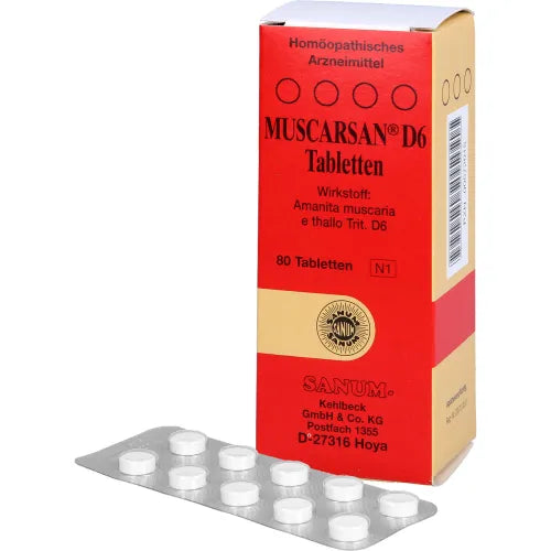 sleep disorders, anxiety, depression, and pain MUSCARSAN D 6 tablets