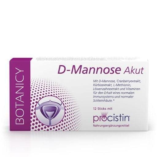 Slight burning after urination, D-MANNOSE+CRANBERRY ACUTE sticks UK