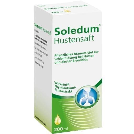 SOLEDUM cough syrup 200 ml UK