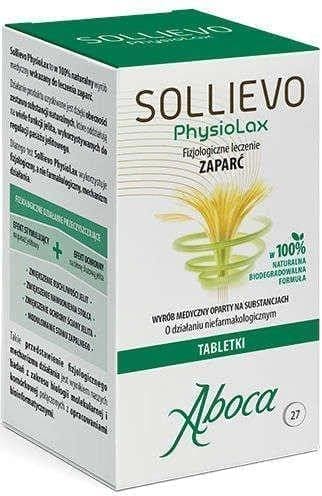 Sollievo PhysioLax x 27 tablets, constipation treatments UK – ELIVERA UK