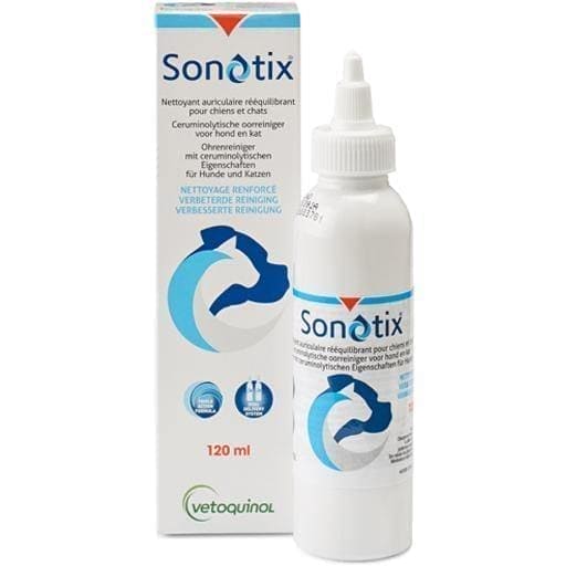 SONOTIX ear cleaner for dogs, cats 1X120 ml UK