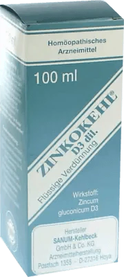 Sore throat, stuffy nose, sneezing, coughing, nasal congestion, ZINKOKEHL drops D 3 UK