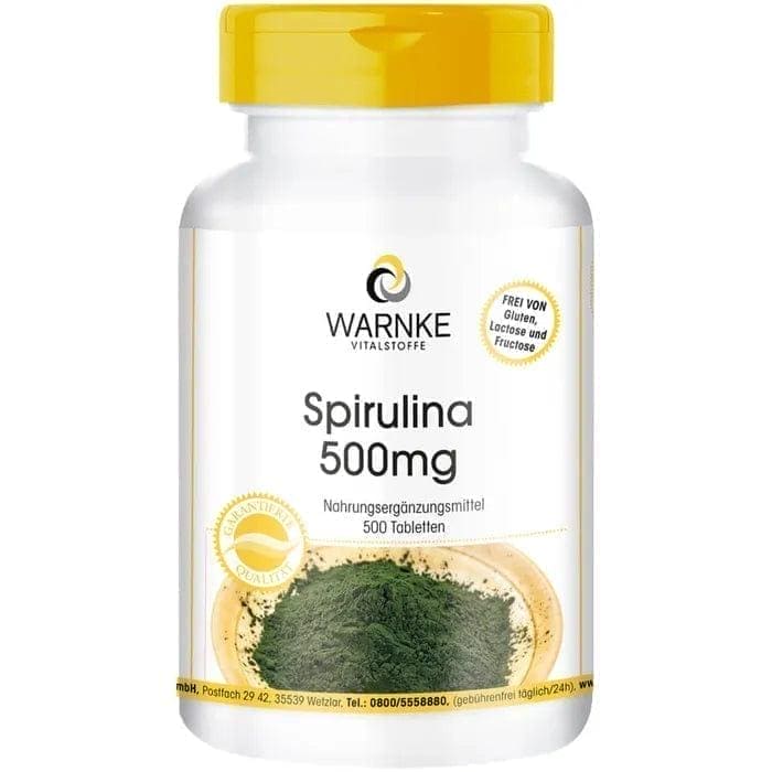 Spirulina benefits, SPIRULINA 500mg tablets UK