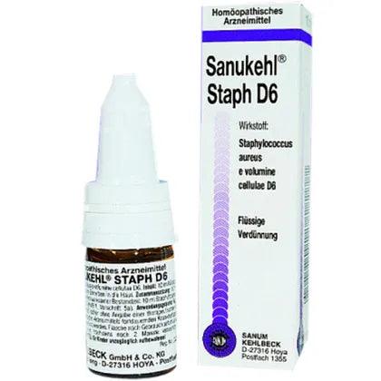 Staphylococcus aureus, SANUKEHL Staph D 6 drops UK